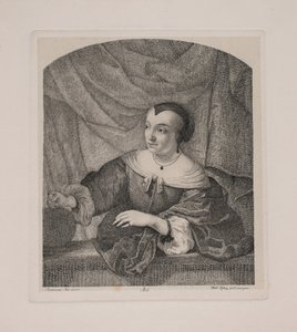 Retrato da esposa de Ferdinand Bol de Vilhelm Kyhn