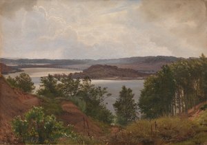 Os lagos em Laven perto de Silkeborg de Vilhelm Kyhn