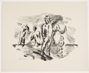 Folha de "Klingens Kunstnermappe No. 2" de Vilhelm Lundstrøm