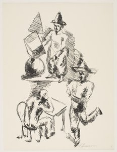 Folha de "Klingens Kunstnermappe No. 2" de Vilhelm Lundstrøm