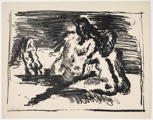 Folha de "Klingens Kunstnermappe No. 2" de Vilhelm Lundstrøm