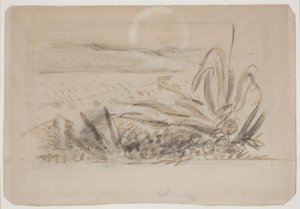 Paisagem com agave. sul da França de Vilhelm Lundstrøm