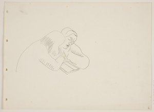 Duas pessoas lendo de Vilhelm Lundstrøm