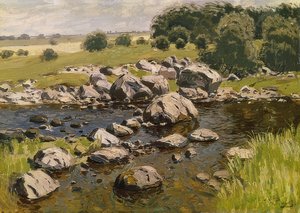 Paisagem com pedras. Por volta de 1910