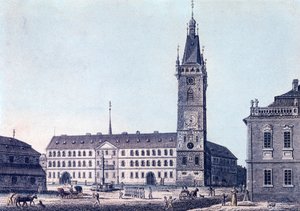 Nova Prefeitura, c.1830 de Vincenc Morstadt