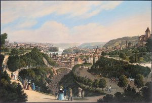 Cidade Nova, Vysehrad e Smichov, c. 1830.