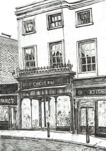 Cheltenham Spa, 2017, (Tinta no papel) de Vincent Alexander Booth