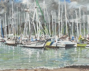 Coffs Harbour, Austrália, 1998, (acrílico sobre tela) de Vincent Alexander Booth