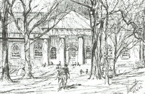 Harvard Boston USA, 2003, (Tinta no papel) de Vincent Alexander Booth