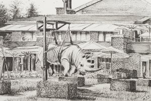 Hotel &39;La Reserve&39; Geneva, 2010, (Tinta no papel) de Vincent Alexander Booth