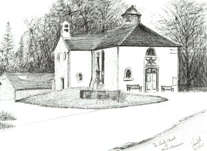 Killin & Ardeonaig Parish Church, 2007, (Tinta no papel) de Vincent Alexander Booth