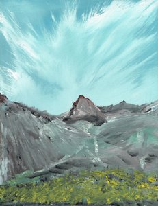 Lakeland Hills, 2010, (acrílico sobre tela) de Vincent Alexander Booth