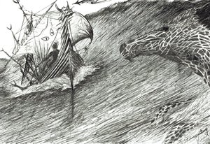 Storm Creators Atlantic, 2012, (Tinta no papel) de Vincent Alexander Booth