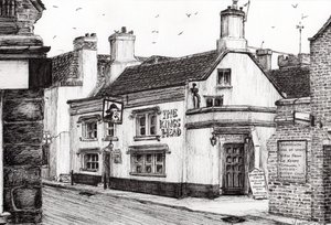 The Kings Head Yarmouth, 2008, (tinta no papel) de Vincent Alexander Booth