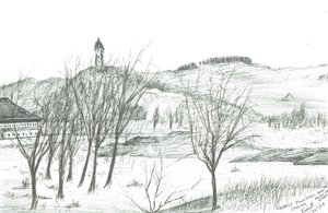 Monumento Wallace; 2007; (tinta sobre papel) de Vincent Alexander Booth