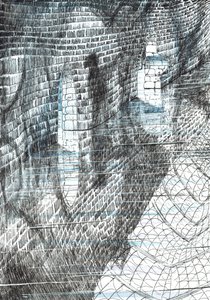 page17, O Castelo na Floresta de Findhorn, 2006, (tinta no papel) de Vincent Alexander Booth