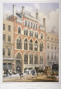 Crosby Hall no 95 Bishopsgate, Cidade de Londres, 1860