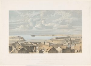 Fortalezas de Nicolau, Constantino e Catarina na Crimeia, 1855 Forts, Nicholas, Constantine & Catherine (título no objeto)