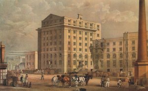 Refinaria de açúcar em Leman Street, Stepney, Londres, 1851