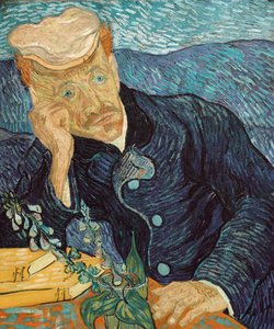 Retrato do Dr. Paul Gachet, 1890. de Vincent van Gogh