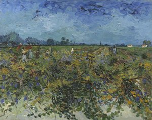 A Vinha Verde, 1888. de Vincent van Gogh