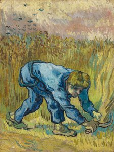 O Ceifador após Millet, 1889. de Vincent van Gogh