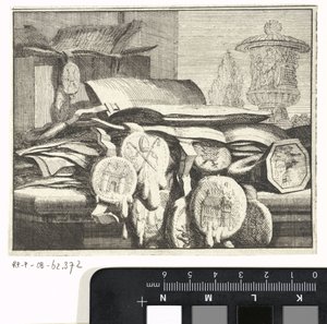 Selos derretidos e um anel de sinete de Vincent Laurensz. van der Vinne (II)