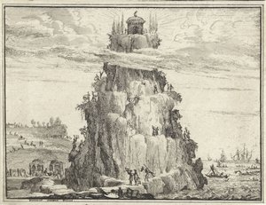 Templo da sabedoria em uma rocha