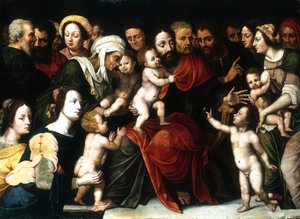Jesus com as crianças pequenas, c1559-1589
