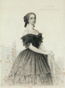 Retrato da Imperatriz Eugénia de Vincent Vidal