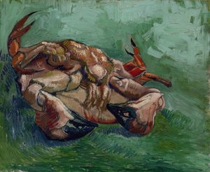 A Crab on its Back par Gogh, Vincent, van (1853-1890). Óleo sobre tela, tamanho : 38x46,8 de Vincent van Gogh