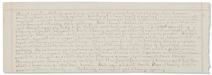 Manuscrito autógrafo, transcrições de textos bíblicos em inglês de Vincent van Gogh