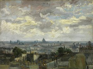 Vista de Paris 1886 de Vincent van Gogh