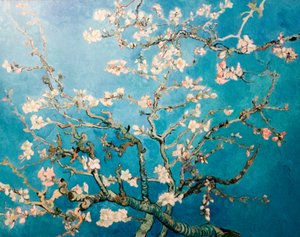 Holandês: Amandelbloesem Árvore de ramos de amendoeira em flor de Vincent van Gogh