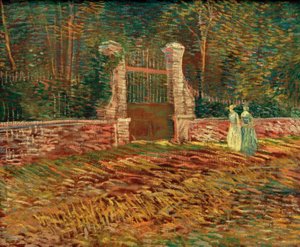 Entrada para o Parque Voyer d&39;Argenson em Asnières de Vincent van Gogh