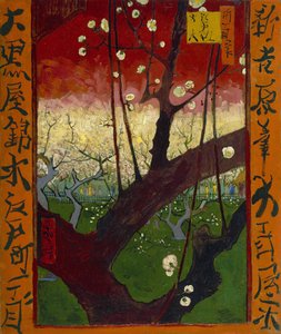 Ameixeira em flor (segundo Hiroshige) de Vincent van Gogh