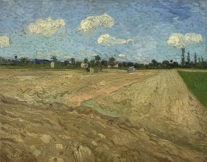 Campo arado (sulcos). 1888 de Vincent van Gogh