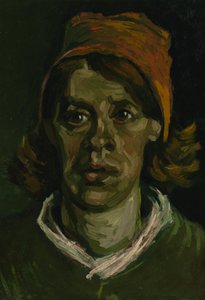 Cabeça de uma mulher de Vincent van Gogh