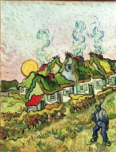 House and Figure de Vincent van Gogh
