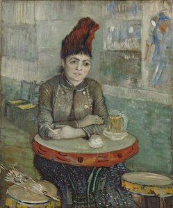 No café: Agostina Segatori no Le Tambourin de Vincent van Gogh