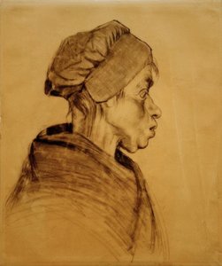 Cabeça de uma mulher de Vincent van Gogh