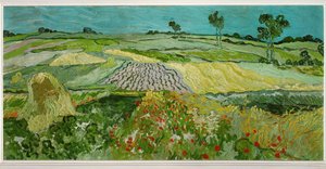 A planície de Auvers de Vincent van Gogh