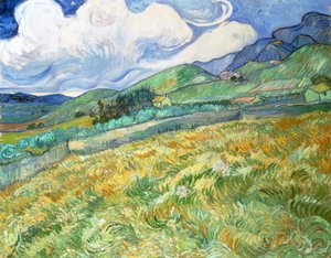 Paisagem de Saint-Remy de Vincent van Gogh
