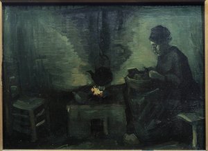 Peasant Peiture Marouflee on Wood de Vincent van Gogh (1853-1890) 1885 Sun. 0,29x0,4 m Paris, Musee d