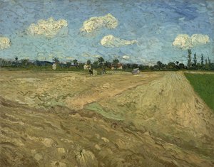 Campos lavrados («Os sulcos») de Vincent van Gogh