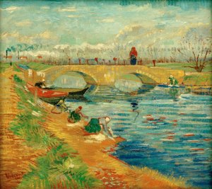 Pont de Gleize em Arles de Vincent van Gogh