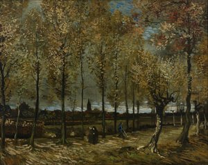 Choupos perto de Nuenen de Vincent van Gogh