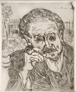 Retrato do Dr. Gachet (Auvers-sur-Oise) de Vincent van Gogh