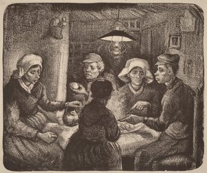 Os comedores de batatas de Vincent van Gogh