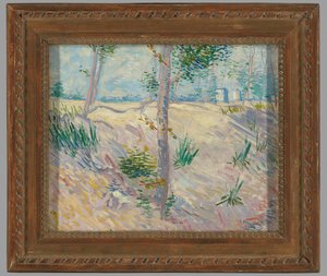Margem de rio com árvores de Vincent van Gogh